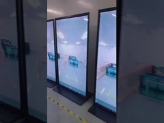 Pantalla de 75 pulgadas pantalla completa de publicidad 178° Ángulo de visión 450cd/m2 Brillo