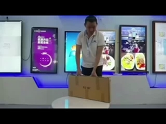 Display de publicidad de ascensor LCD cRed de pantalla doble 18.5 y 10.1 pulgadas