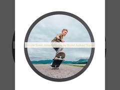 Pantalla circular de publicidad Pantalla redonda de Android