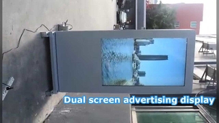 pantalla publicitaria de doble pantalla para exteriores