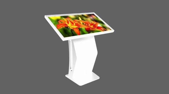 55" de pie en el piso todo en un solo toque pantalla quiosco computadora sistema Android Windows