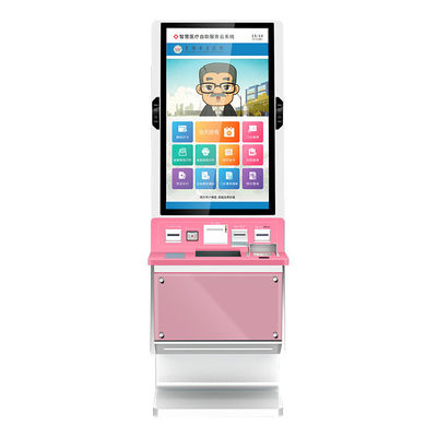 Quiosco de pantalla táctil médica de 32 pulgadas con certificación CE y pantalla táctil capacitiva para registro de hospital