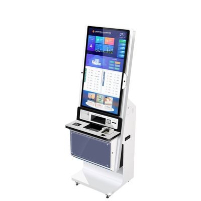 Quiosco de pantalla táctil médica de 32 pulgadas con certificación CE y pantalla táctil capacitiva para registro de hospital