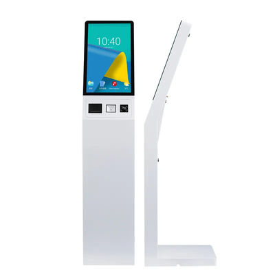 Quiosco de autoservicio de pago robótico automatizado de 22 pulgadas con alta durabilidad y pantalla táctil compatible con ADA para estaciones de servicio