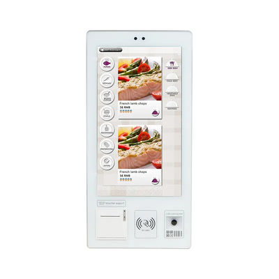 21Quiosco de autoservicio con pantalla táctil de 5 pulgadas montado en la pared con capacidad táctil para facturación y venta