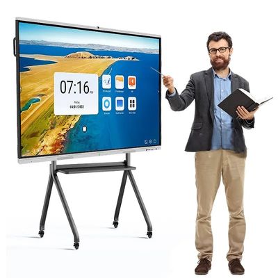 Todo en uno 98 pulgadas Digital Interactivo Tabla Blanca Multi Lenguaje para la escuela