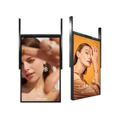 Display de señalización digital legible a la luz del sol de 65 pulgadas con 3000 nits de alto brillo para publicidad en interiores