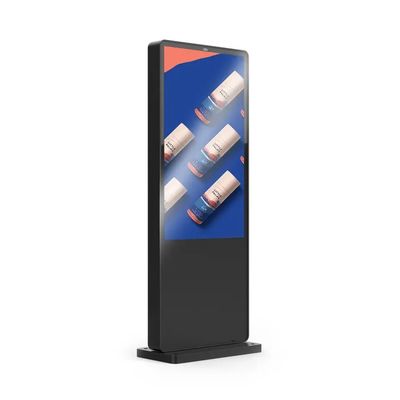 65 pulgadas pantalla LCD de publicidad reproductor exterior alto brillo IP65 nivel de protección