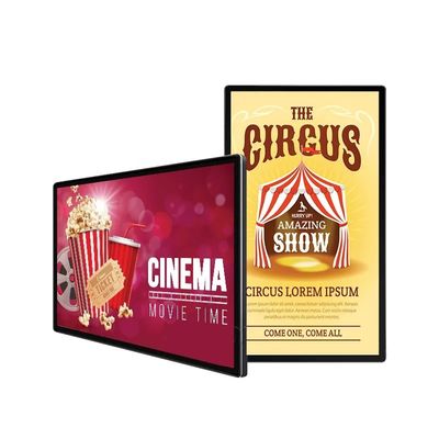 55 pulgadas 2500 Nits pantalla táctil pantalla de publicidad exterior con diseño impermeable IP66