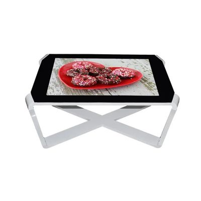 Mesa de pantalla táctil interactiva de 50 pulgadas con 10 puntos de toque capacitivo y Android 7.1 / 9.0 Smart Coffee Table