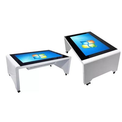 Mesa interactiva con pantalla táctil capacitiva de 55 pulgadas con brillo de 500 cd/m2 y 10 puntos táctiles