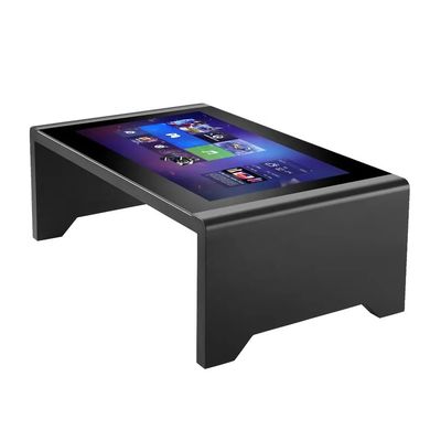 Mesa de juego de pantalla táctil digital de 43 pulgadas con vidrio de acero inoxidable