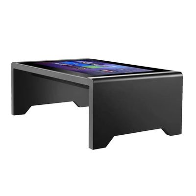 Mesa de juego de pantalla táctil digital de 43 pulgadas con vidrio de acero inoxidable y resolución 1920 × 1080