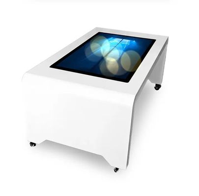 Mesa de pantalla táctil interactiva de aleación de aluminio inoxidable multi-toque para comidas y juegos