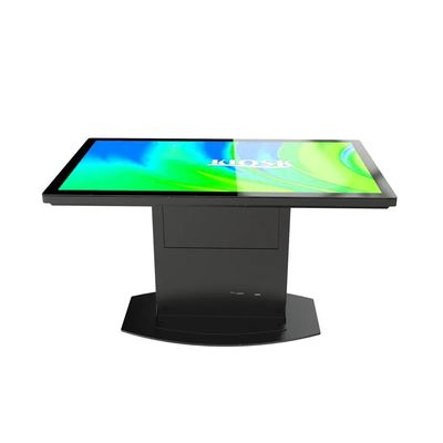 Mesa de pantalla táctil interactiva de 43 pulgadas con toque capacitivo y mesa de café inteligente de resolución 1920x1080
