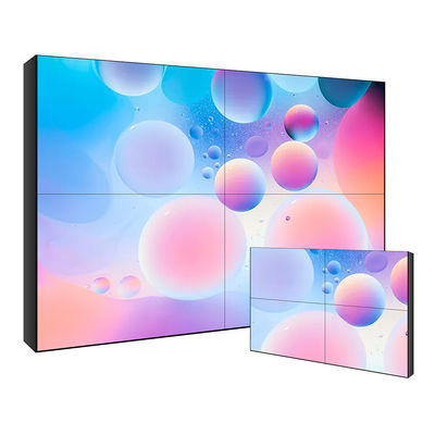 46 pulgadas de LCD de empalme montado en la pared reproductor de vídeo ultra estrecho de borde 3,5 mm