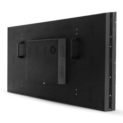 Pantalla de pared de empalme LCD de 49 pulgadas con bisel ultra estrecho de 3,5 mm y brillo de 500 cd / m2