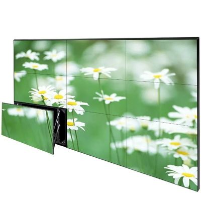 Pantalla LCD de 55 pulgadas con resolución 4K y bisel estrecho para aplicaciones de videowall