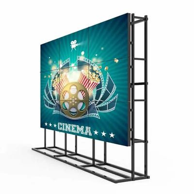 Pared de TV LCD comercial de 46 pulgadas de 1,8 mm Pared de publicidad en pie