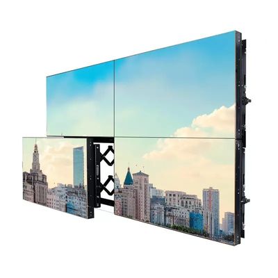 Muro de empalme LCD de 65 pulgadas con resolución 4K y bisel de 3.5 mm para pantallas de videowall de alta definición