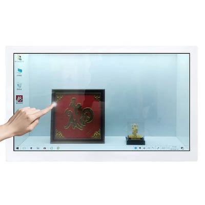 32 pulgadas Transparente LCD Vitrina TFT Alta luminosidad pantalla táctil gabinete