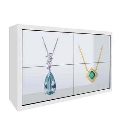 Pantalla de empalme de 55 pulgadas Pantalla LCD transparente Vitrina de pantalla táctil Pantalla de ordenador