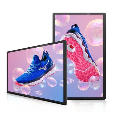 Display de publicidad LCD de 55 pulgadas con señalización digital con ángulo de visión de 178° 3000:1 Contraste
