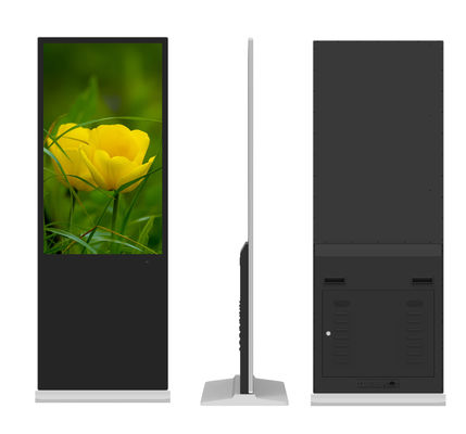 Display de publicidad LCD independiente de 49 pulgadas con pantalla de señalización digital de resolución 4K