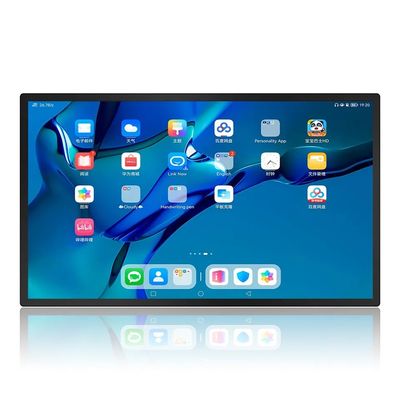 Pantalla LCD de 86 pulgadas montada en la pared con resolución 4K para señalización digital del gobierno
