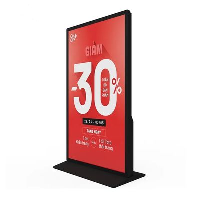 Display de publicidad digital independiente 4K LCD de 100 pulgadas pantalla táctil