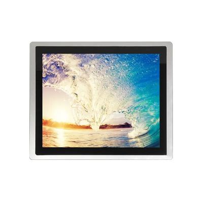 Monitor de pantalla táctil industrial de 19 pulgadas con IP65 a prueba de agua y pantalla táctil capacitiva de 10 puntos