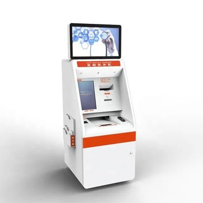 Kiosco de autoservicio con doble pantalla de 22 pulgadas con capacidad táctil para el check-in del hospital