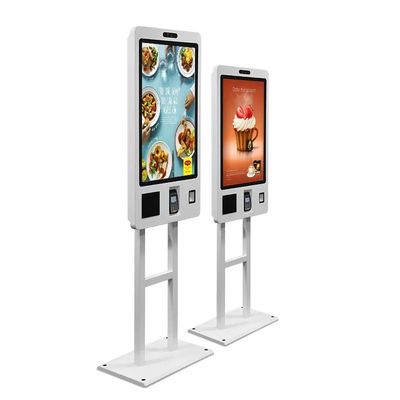Quiosco de autoservicio de pedidos con pantalla táctil capacitiva montado en la pared de 21,5 pulgadas