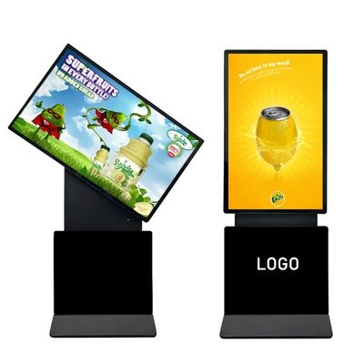 Tela táctil de infrarrojos de 43 pulgadas Quiosco digital con pantalla giratoria de 360 grados para publicidad