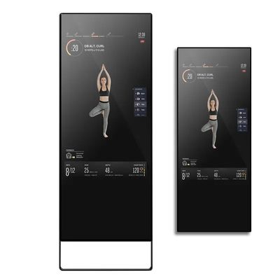 Espejo Inteligente de Fitness de 43 Pulgadas con Android 7.1 RK3288 y Pantalla Publicitaria LCD con Brillo Personalizado