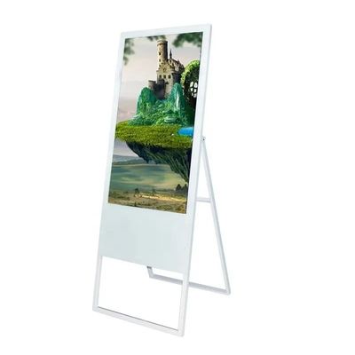 Display LCD portátil de 43 pulgadas para exhibición y uso en tiendas