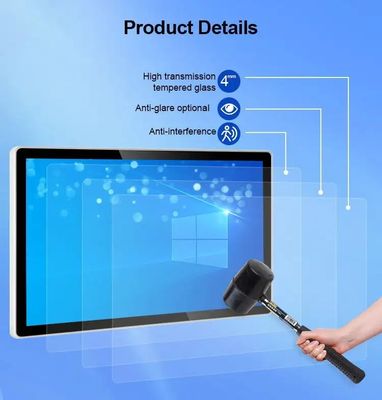 Monitor con pantalla táctil capacitiva de 15,6 pulgadas con resolución de 1920x1080 y multitáctil para pantalla industrial