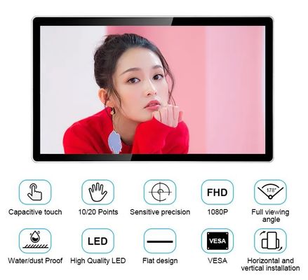 Monitor con pantalla táctil capacitiva de 15,6 pulgadas con resolución de 1920x1080 y multitáctil para pantalla industrial