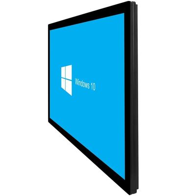 Pantalla táctil de infrarrojos de 55 pulgadas Monitor LCD montado en la pared con 10 puntos de toque capacitivo