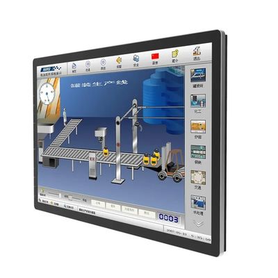 Monitor de pantalla táctil de infrarrojos de 50 pulgadas montado en la pared PC Puerto HDMI de borde ultra estrecho