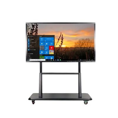 Panel plano interactivo inteligente de pantalla táctil de 55 pulgadas con relación de aspecto 16:9 y táctil de 10 puntos