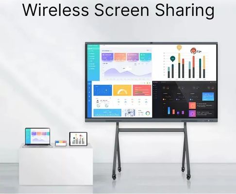 Pizarra Interactiva Digital 4K Ultra HD de 85 pulgadas con Videoconferencia para Salas de Reuniones
