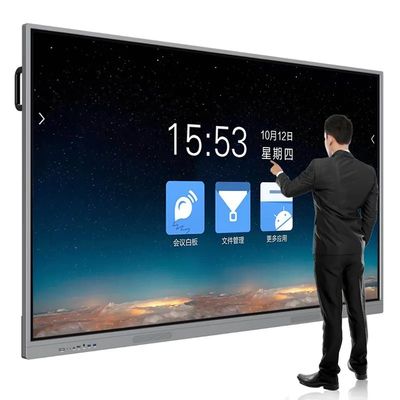 100 pulgadas Full HD Multi-touch Digital Interactivo Tablero Blanco Inteligente Panel Flat pantalla táctil