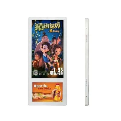 Display de publicidad de ascensor LCD cRed de pantalla doble 18.5 y 10.1 pulgadas