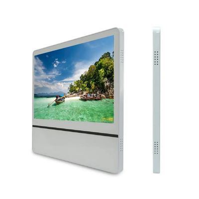 Pantalla publicitaria para ascensor de 24 pulgadas con Android 4G y resolución de 1920 x 1080 para señalización digital de ascensores