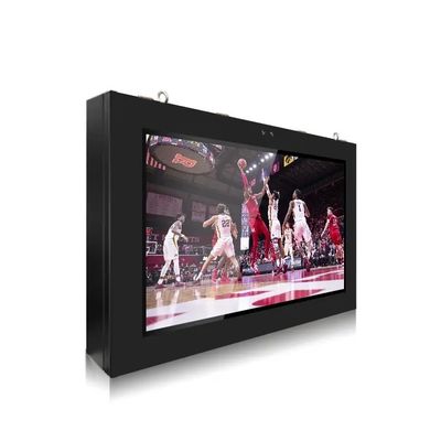 Pantalla de publicidad montada en pared para exteriores de 43 pulgadas con brillo de 2500cd/m2 y red 4G Android