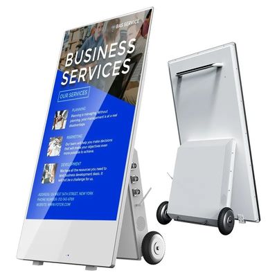 Pantalla de publicidad digital exterior de 43 pulgadas Batería de 1500 nits