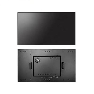 Muro de empalme LCD de 55 pulgadas con brillo de 500cd/m2 y pantalla táctil de resolución 1920*1080 para videowall