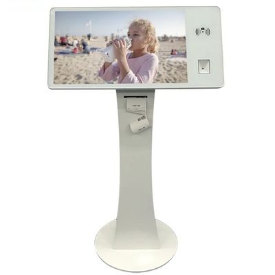 Quiosco de autoservicio de pantalla táctil de 22 pulgadas con escáner de código QR y opciones personalizables