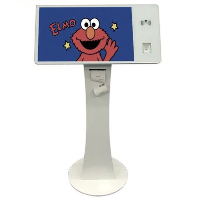 Quiosco de autoservicio de pantalla táctil de 22 pulgadas con escáner de código QR y opciones personalizables